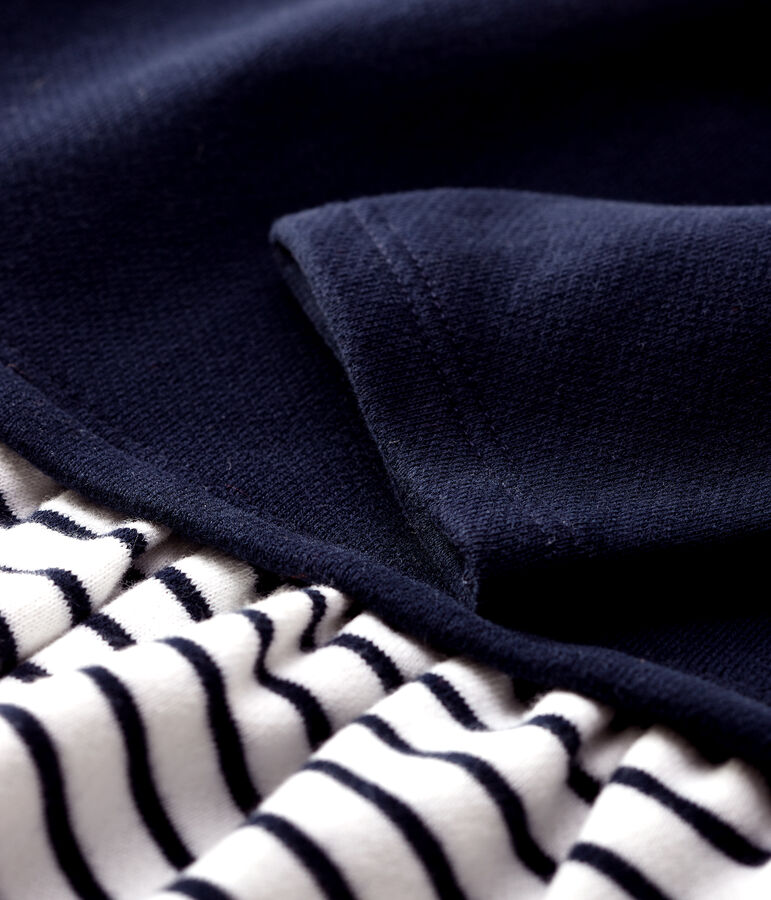 Abito in molleton beb&egrave;. bianco MARSHMALLOW/blu SMOKING