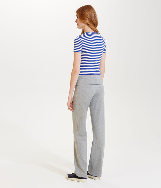 Pantaloni ballerina donna in jersey Lycra tinta unita grigio Subway Chine