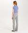 Pantaloni ballerina donna in jersey Lycra tinta unita grigio Subway Chine