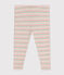 Leggings bebè in cotone bianco AVALANCHE/ MULTICO