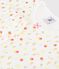 Pigiama capri in cotone con stampa di frutti bambino bianco MARSHMALLOW/bianco MULTICO