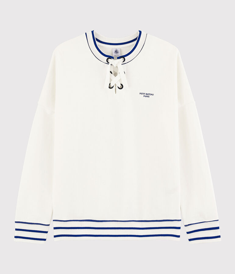 Felpa in molleton Donna bianco