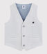 Gilet senza maniche in seersucker bambino