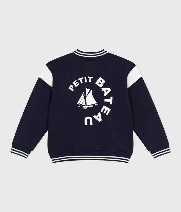 Giacca stile teddy bambino in cotone tinta unita SMOKING