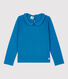 T-shirt bambina a maniche lunghe in cotone
