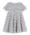 Abito bambina beige COQUILLE/blu ABYSSE