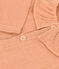 Blusa a maniche lunghe in garza di cotone per bebè rosa SIENNA