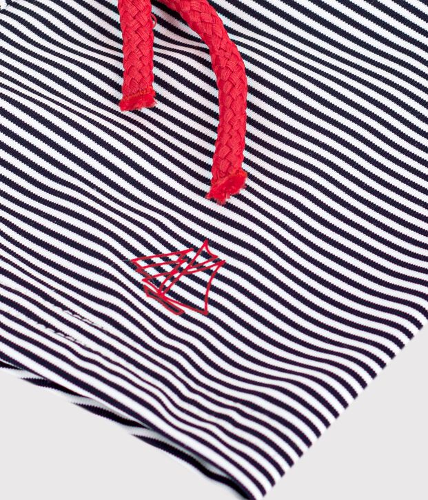 Costume da bagno UPF 50+ beb&egrave; blu/bianco