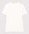 T-shirt Iconica a maniche corte a coste tinta unita donna bianco ECUME