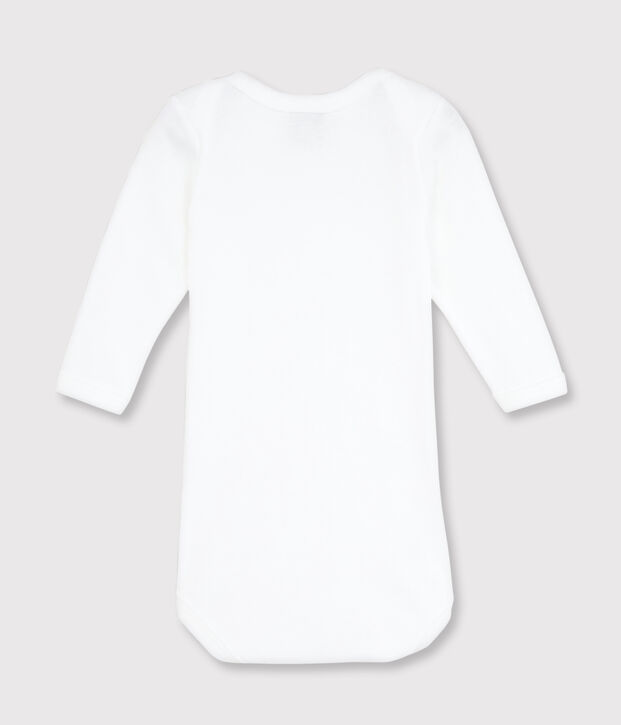 Body bianco manica lunga beb&egrave; bianco