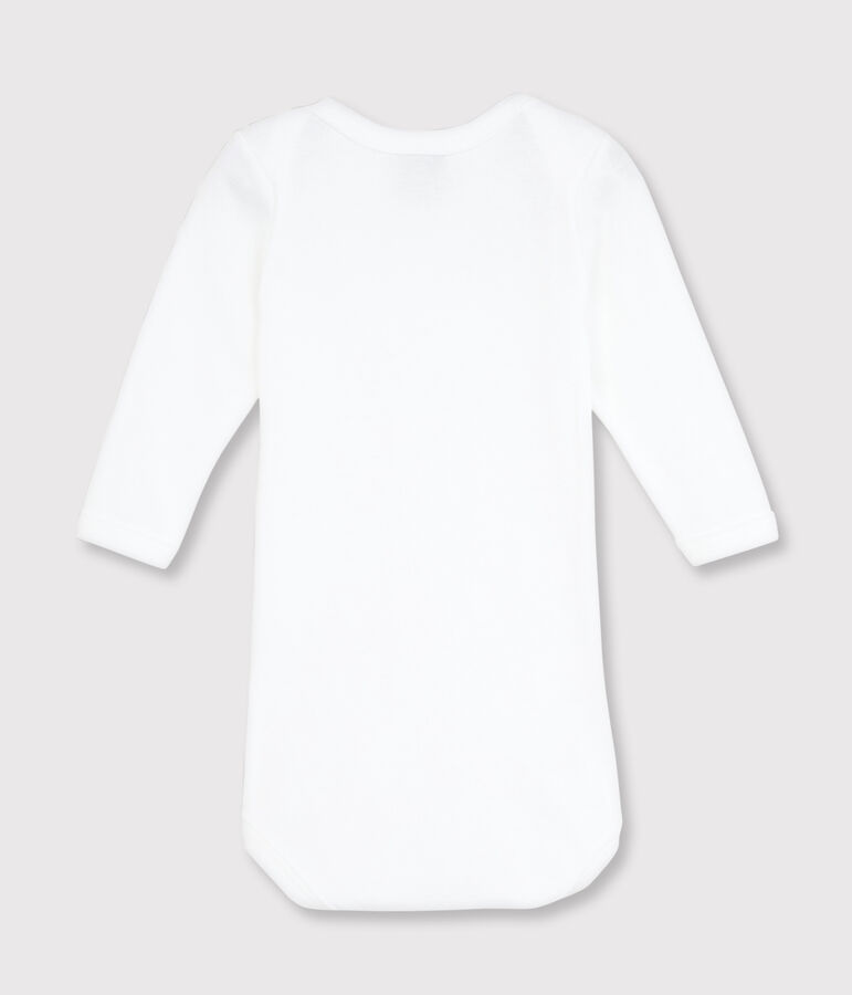 Body bianco manica lunga beb&egrave; bianco