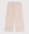 Pantaloni a gamba ampia in velluto bambino GESSO