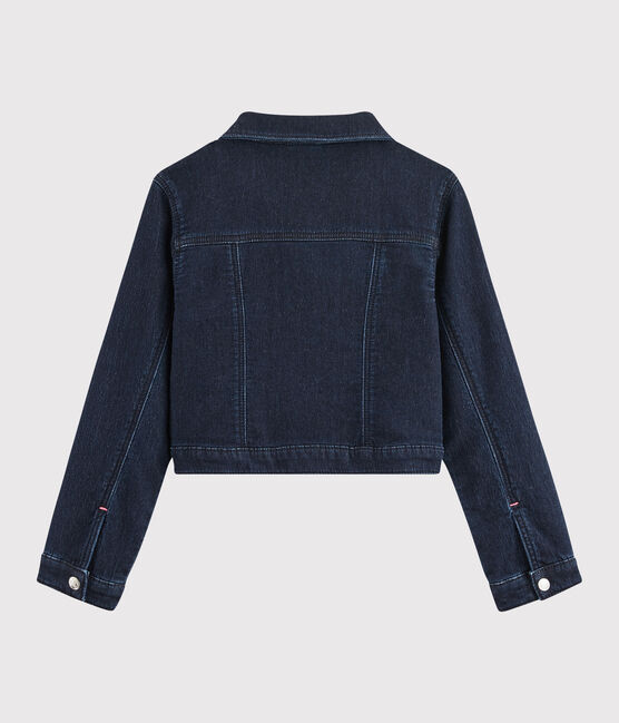 Giacca in denim bambina blu DENIM BLEU FONCE