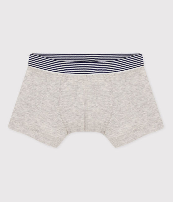 Boxer bambino cotone grigio BELUGA CHINE