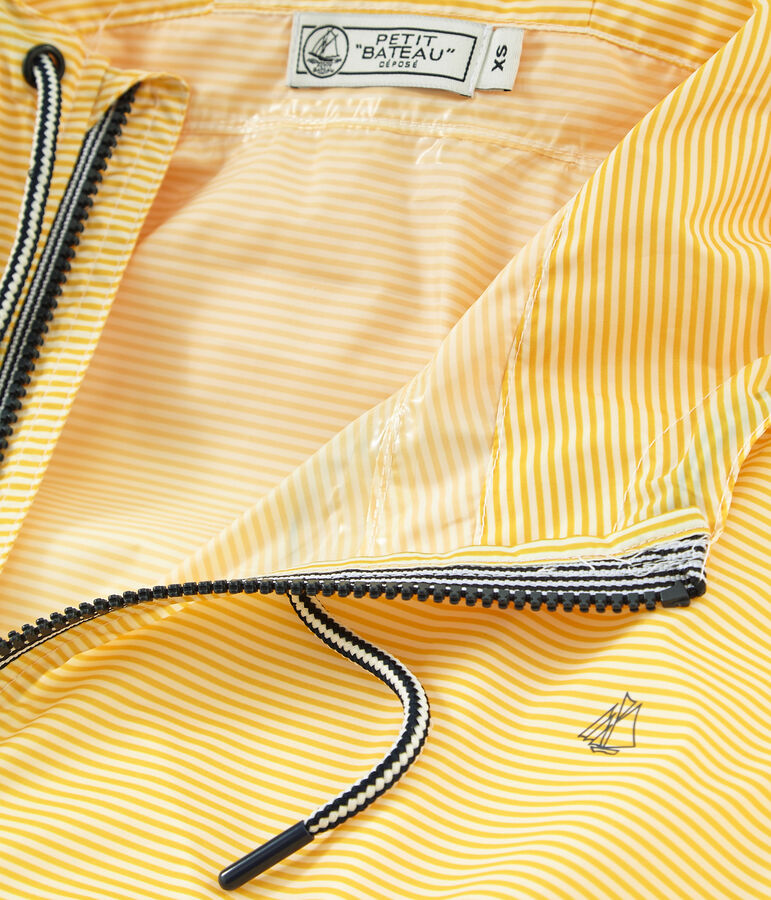 Giacchetta corto unisex giallo/bianco