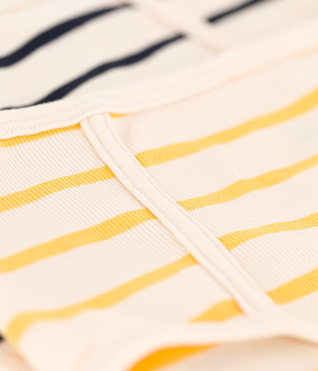 Confezione da 2 slip vita alta in cotone donna multicolore