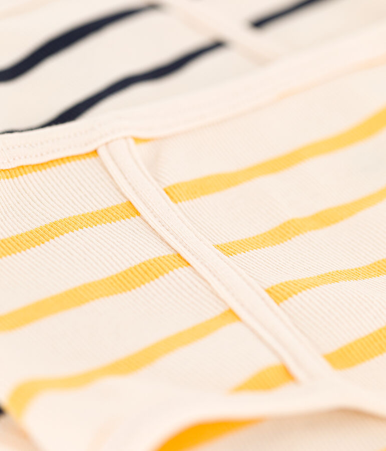 Confezione da 2 slip vita alta in cotone donna multicolore