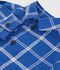 Camicia in flanella a quadri neonato blu/ecru