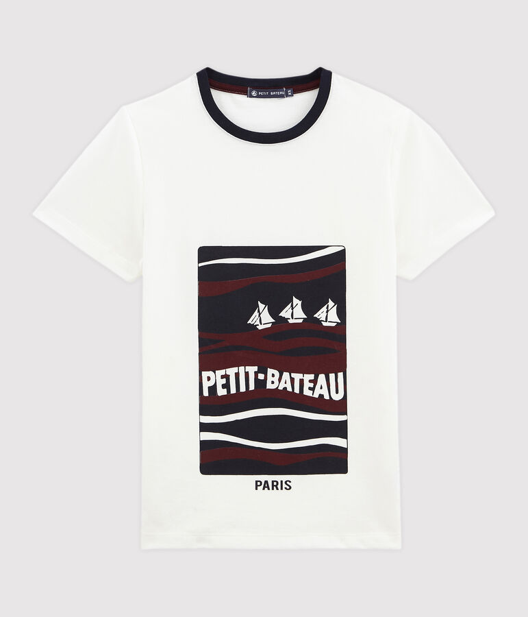 tee-shirtdonna maniche corte bianco/multicolore