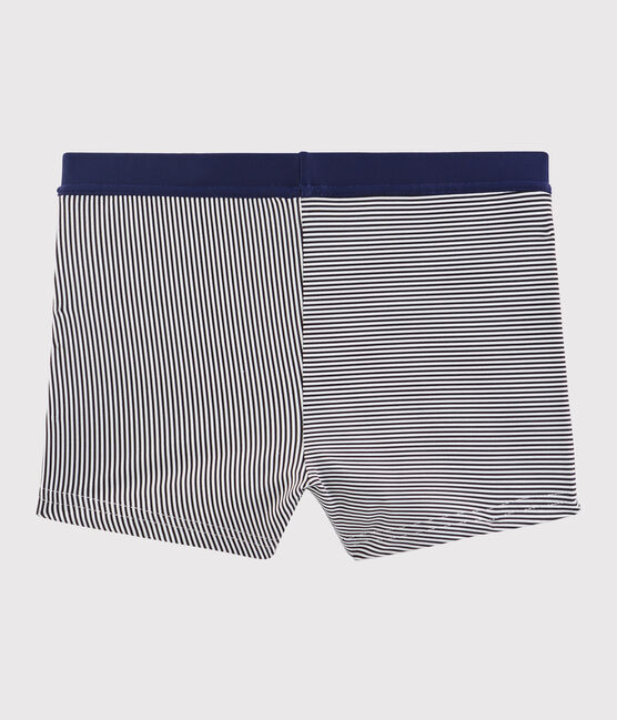 Costume da bagno bambino blu ABYSSE/bianco LAIT