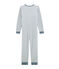 Pigiama intero loungewear per bambino bianco MARSHMALLOW/blu ASTRO