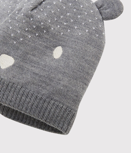 Cappellino in tricot bebè. grigio SUBWAY CHINE