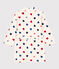 Vestaglia in pile bambino unisex bianco AVALANCHE/ MULTICO