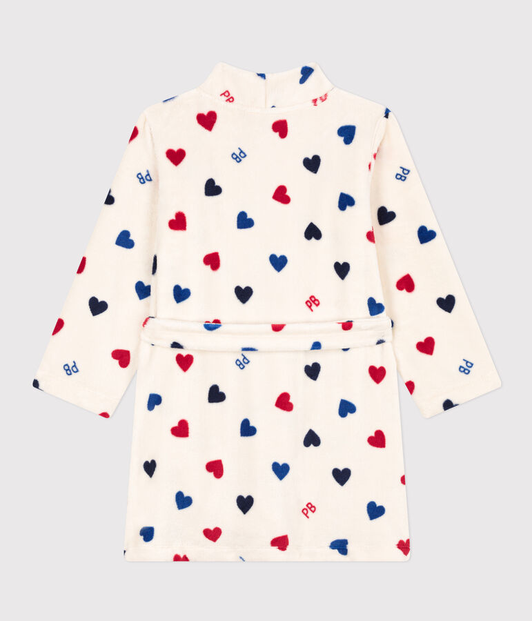 Vestaglia in pile bambino unisex bianco AVALANCHE/ MULTICO