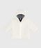 Cappotto con cappuccio imbottito in sherpa neonato ecru MILK