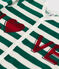 Tutina pigiama bebè in ciniglia EVERGREEN/ MARSHMALLOW
