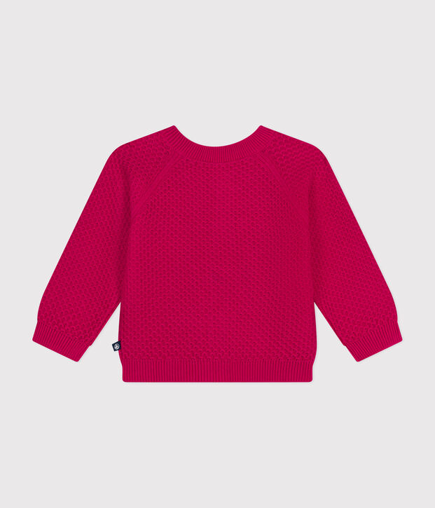 Cardigan in tricot di cotone beb&egrave; DELHI