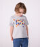 T-shirt a maniche corte con stampa bambino grigio FUMEE CHINE