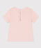 T-shirt a maniche corte in cotone per bebè rosa SALINE