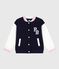 Giacca stile teddy bambina in cotone tinta unita SOIR