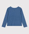 Marinière donna abbottonata in cotone blu BEACH/ MEDIEVAL