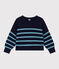Pullover a righe in lana e cotone bambino unisex SMOKING/ AZUL