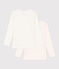 Confezione da 2 t-shirt bambina maniche lunghe in cotone motivo cuore variante 1