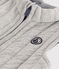 Gilet senza maniche in tubique neonato grigio CHATON CHINE