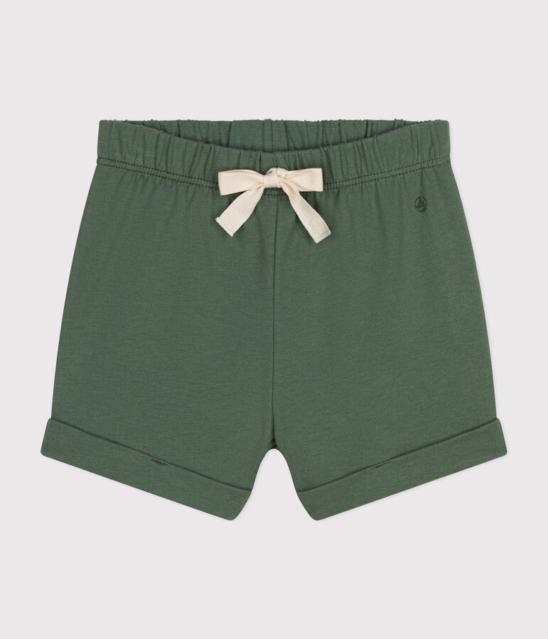 Shorts in jersey leggero beb&egrave; verde