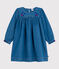 Abito a maniche lunghe in denim bambina blu DENIM CLAIR