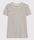 T-shirt REGULAR girocollo in cotone rigato donna