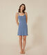 Babydoll in cotone traforato donna