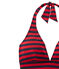 Costume da bagno donna intero a riga marinière blu SMOKING/rosso TERKUIT