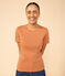 T-shirt L'ICONIQUE girocollo in cotone Donna rosa SIENNA