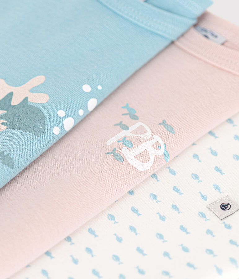 Confezione da 3 body beb&egrave; a maniche corte in cotone variante 4