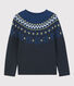 Pullover bambino in lana e cotone
