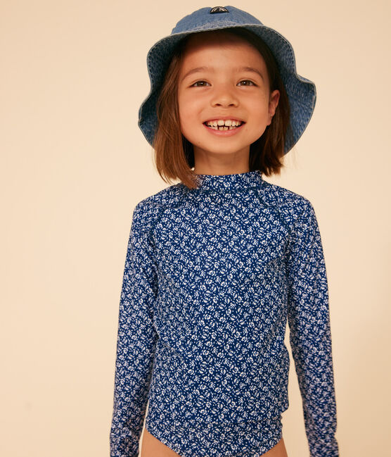 T-shirt anti-uv bambina INCOGNITO/ MARSHMALLOW