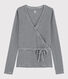 Cardigan scaldacuore in cotone a righe Donna