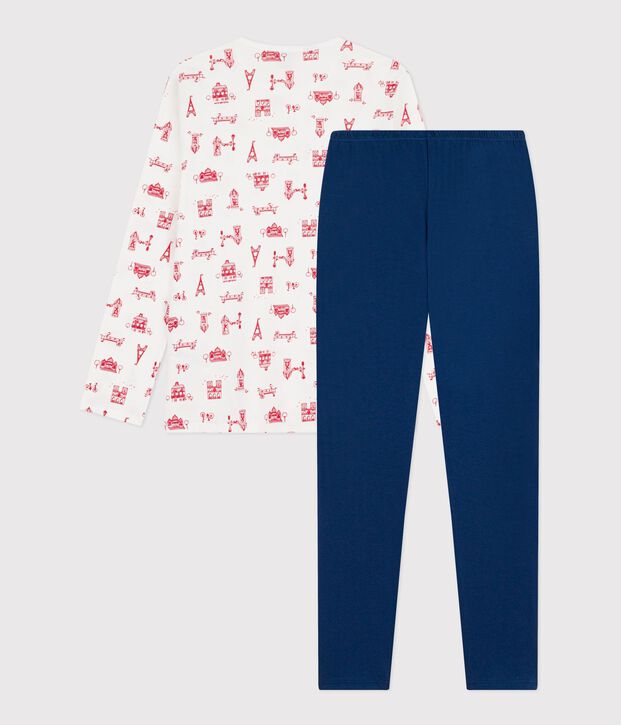 Pyjama  en coton blu/multicolore