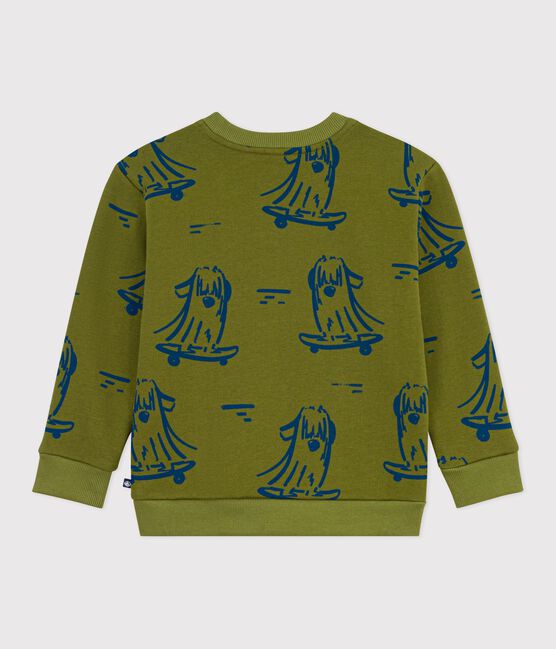 Felpa in cotone stampato bambino blu CEDAR/ OLYMPIC